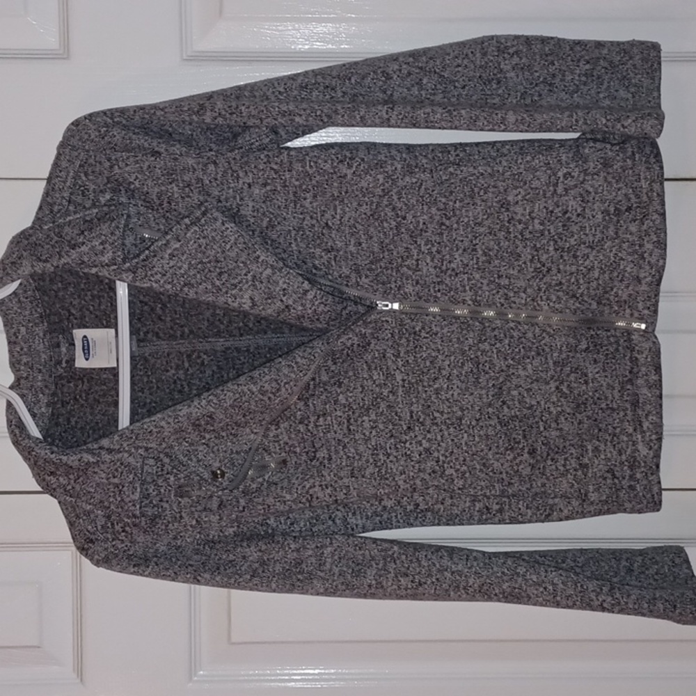 Old Navy kids, Gray and black fleece jacket